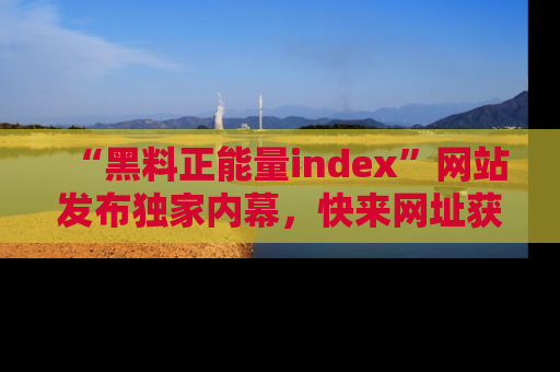 “黑料正能量index”网站发布独家内幕,快来网址获取精彩内容吧!