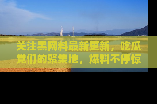 关注黑网料最新更新，吃瓜党们的聚集地，爆料不停惊喜连连！