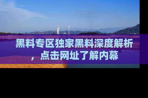 黑料专区独家黑料深度解析，点击网址了解内幕