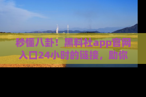 秒懂八卦！黑料社app官网入口24小时的链接，助你及时获取热搜焦点