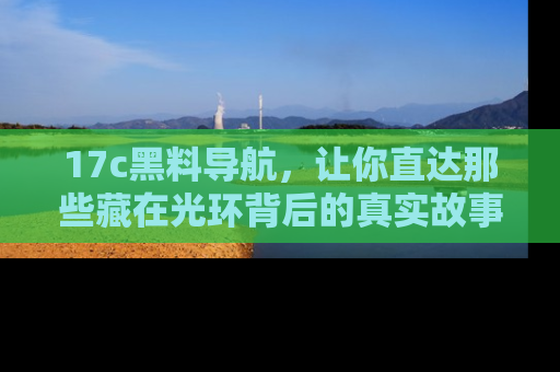 17c黑料导航,让你直达那些藏在光环背后的真实故事