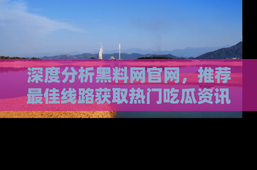 深度分析黑料网官网，推荐最佳线路获取热门吃瓜资讯