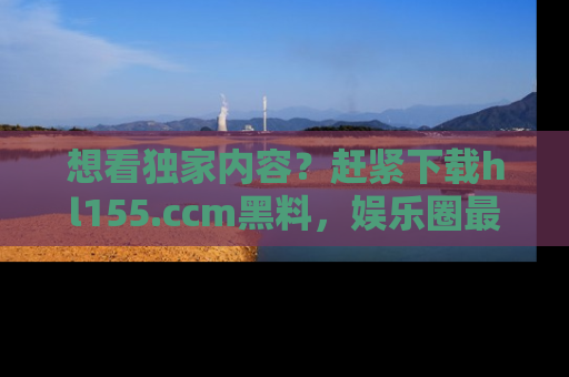 想看独家内容?赶紧下载hl155.ccm黑料,娱乐圈最劲爆的新闻一手掌握!