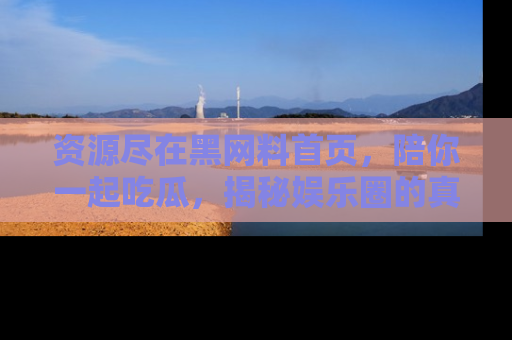 资源尽在黑网料首页,陪你一起吃瓜,揭秘娱乐圈的真实内幕